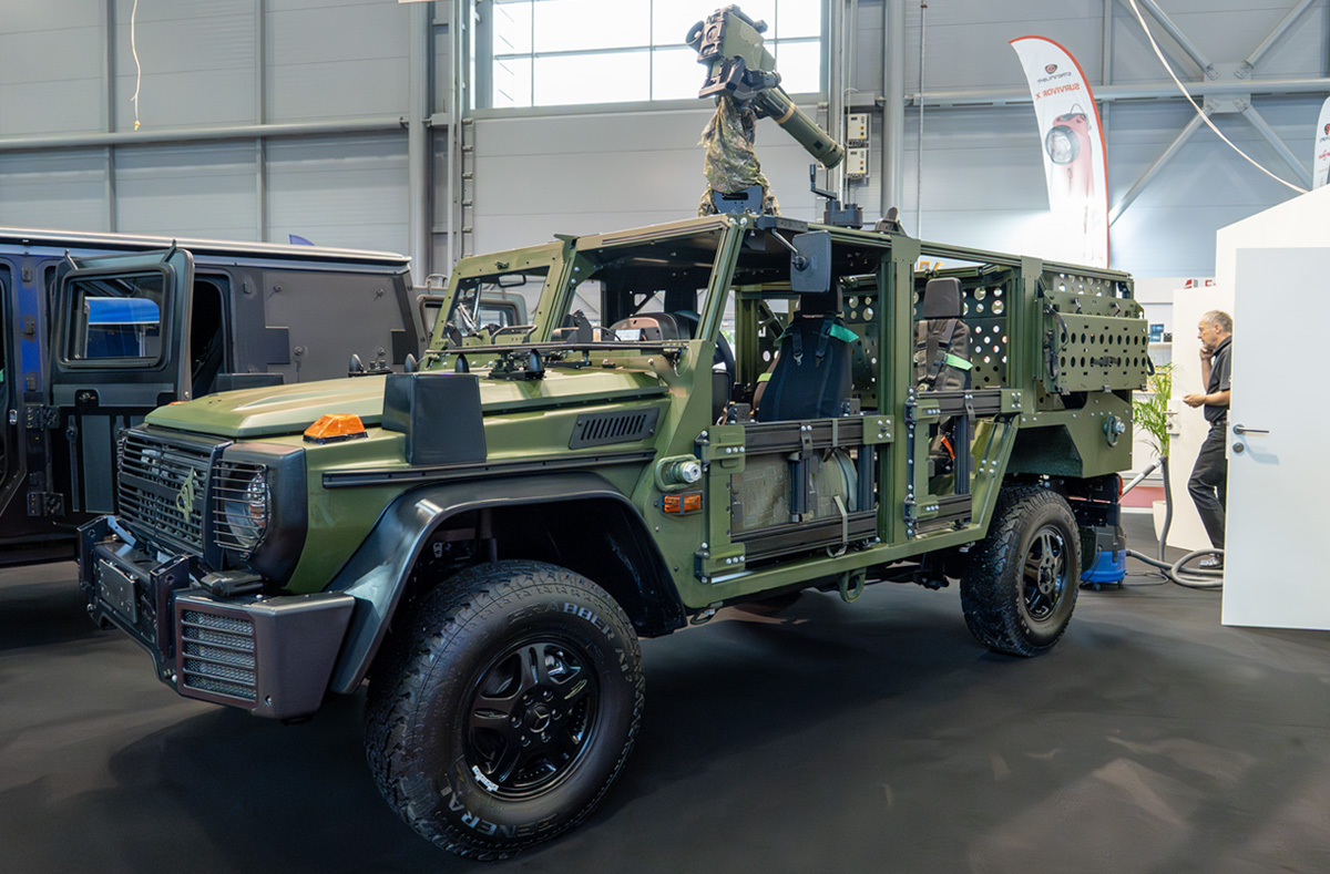 Foto: Vozidla ENOK německé společnosti Armoured Car Systems (ACS) se stala standardem v několika evropských zemích | Michal Pivoňka / CZ DEFENCE