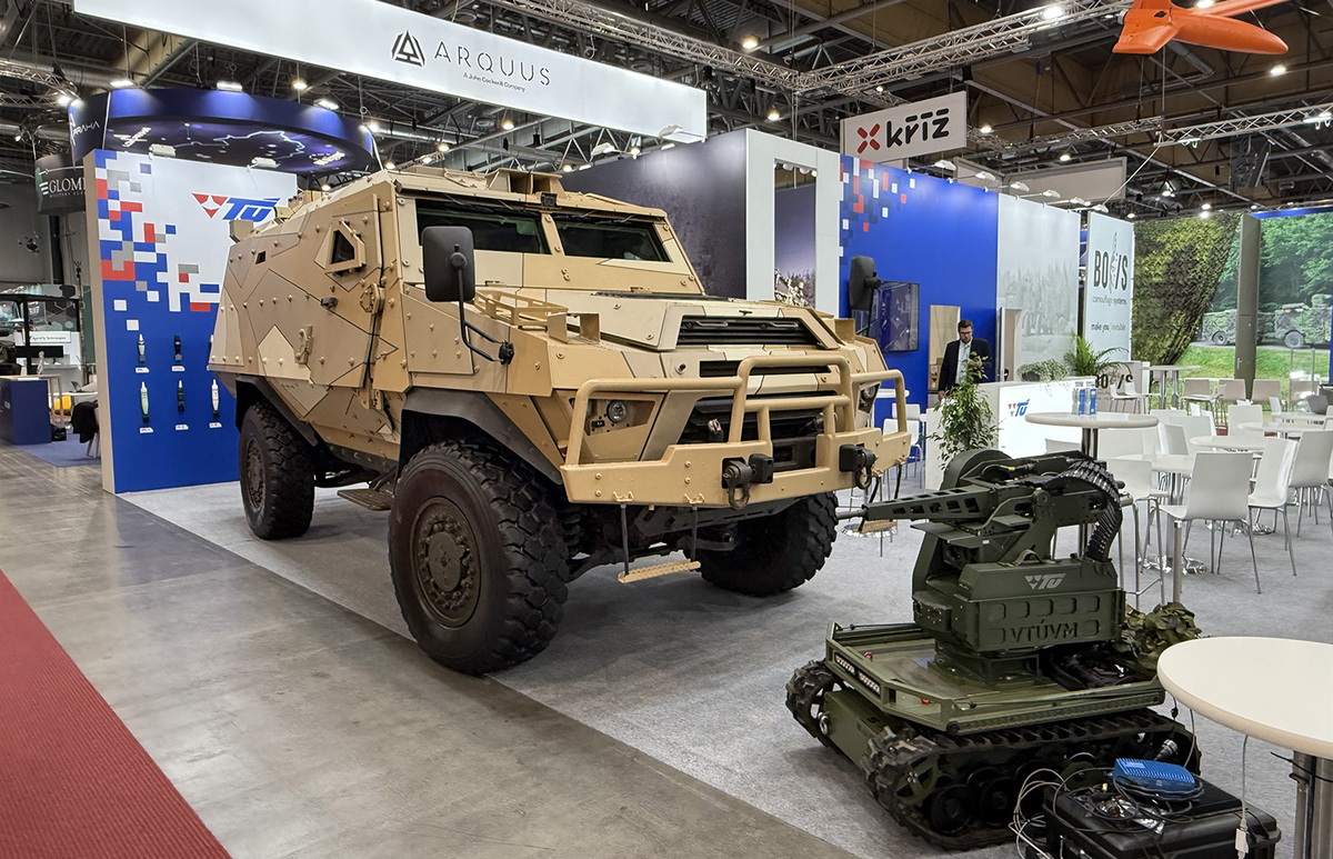 Foto: Část expozice státního podniku VTÚ | Michal Pivoňka / CZ DEFENCE