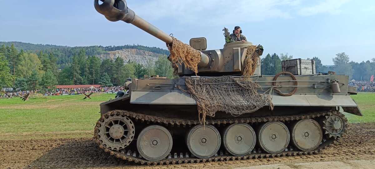 Foto: Replika německého tanku Tiger na loňském Tankovém dni | Jan Zilvar / CZ DEFENCE