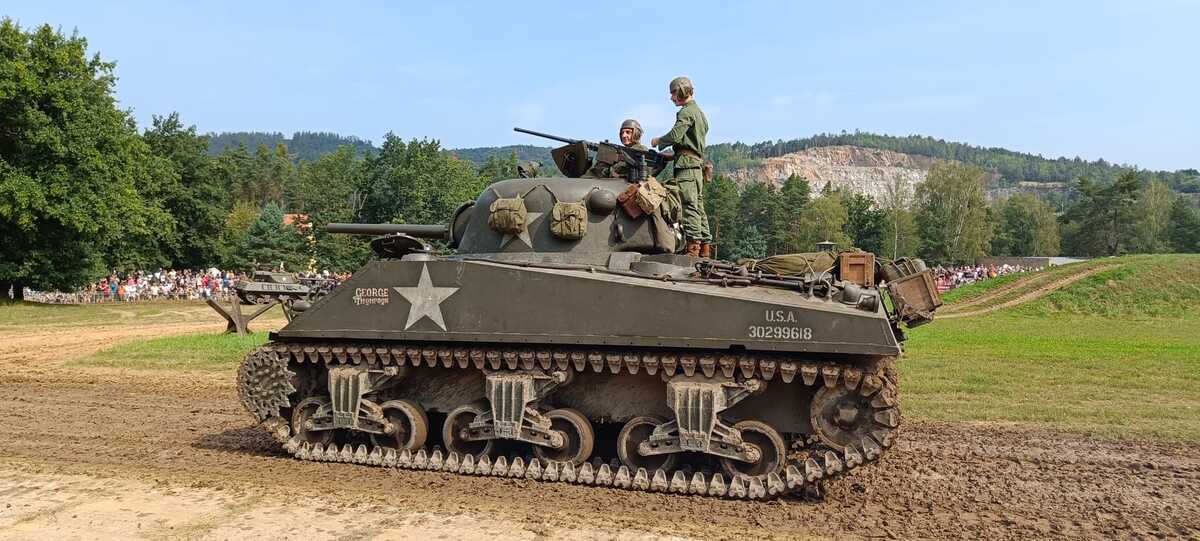 Foto: Sherman M 4A1 na loňském Tankovém dni | Jan Zilvar / CZ DEFENCE