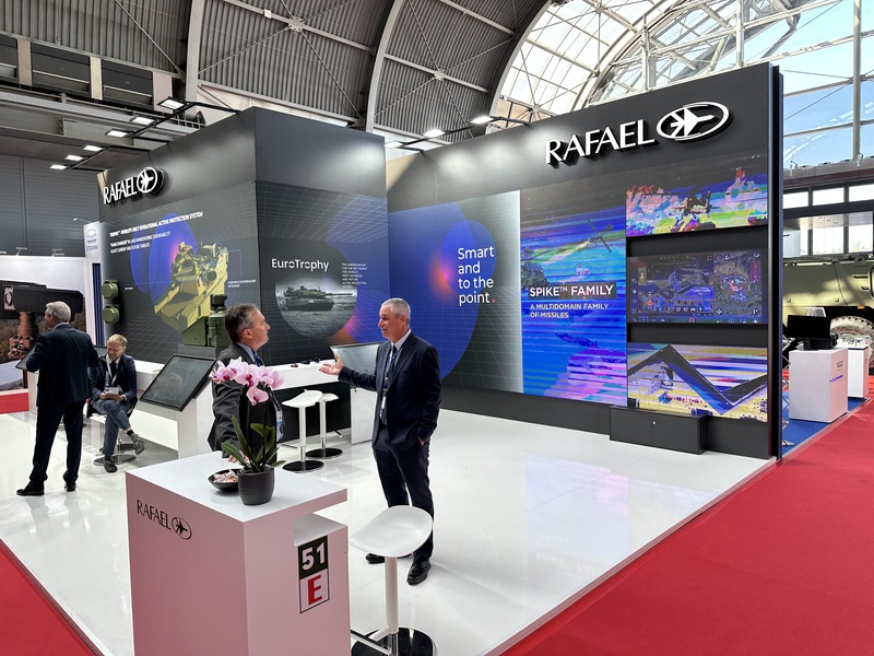 Foto: Výstavní stánek společnosti Rafael na MSPO 2023 | Michal Pivoňka / CZ DEFENCE