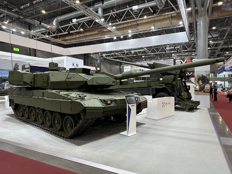 Foto: Leopard 2 A7 vybavený systémem aktivní ochrany EuroTrophy | Michal Pivoňka / CZ DEFENCE