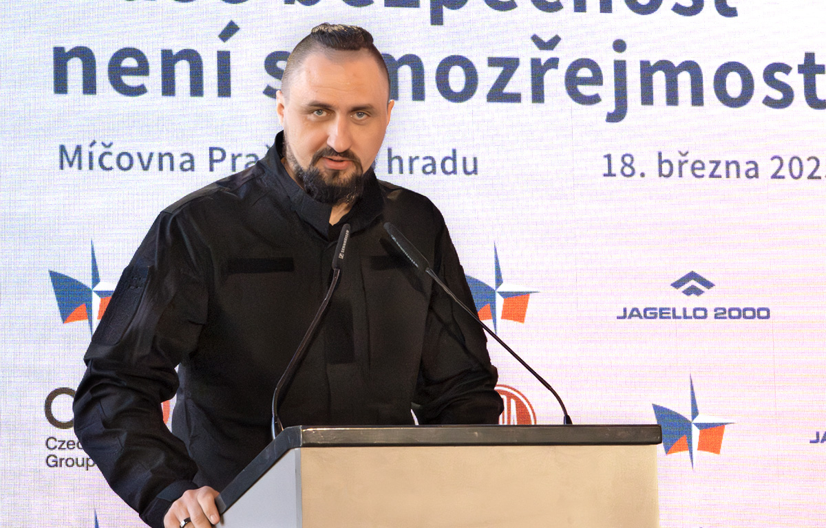 Foto: Poradce ukrajinského prezidenta Oleksandr Kamyšin | Michal Pivoňka / CZ DEFENCE